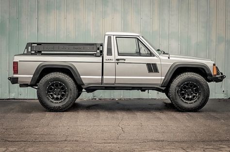 Jeep Comanche Comanche Jeep, Toyota Trucks 4x4, Jeep Scout, Jeep Garage, Jeep Xj Mods, American Pickup Trucks, Jeep Bumpers, Badass Jeep, Jeep Comanche