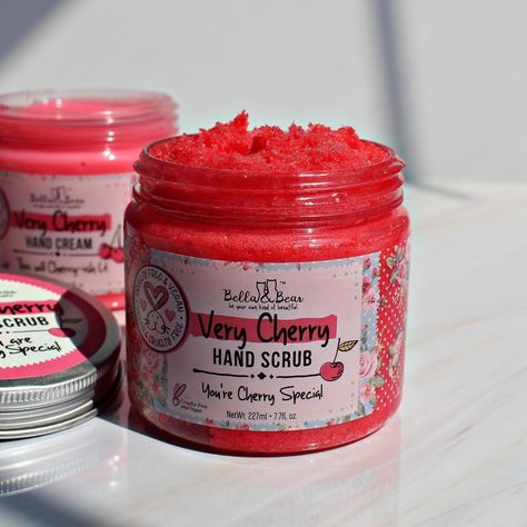 Scrub Diy, Sugar Scrub Diy, Hand Creams, Snow Fairy, Hand Scrub, Diy Scrub, Accesories Jewelry, Clean Scents, Sweet Cherries