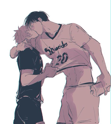 Kagehina Cute, Kageyama X Hinata, Haikyuu Kageyama, Haikyuu Karasuno, Kageyama Tobio, Haikyuu Ships, Haikyuu Manga, Haikyuu Characters, Haikyuu Fanart