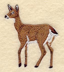 Pes Embroidery, Freestanding Lace Embroidery, Animal Embroidery Designs, Hand Work Embroidery, Animal Embroidery, Machine Embroidery Applique, White Tail, Whitetail Deer, A Deer