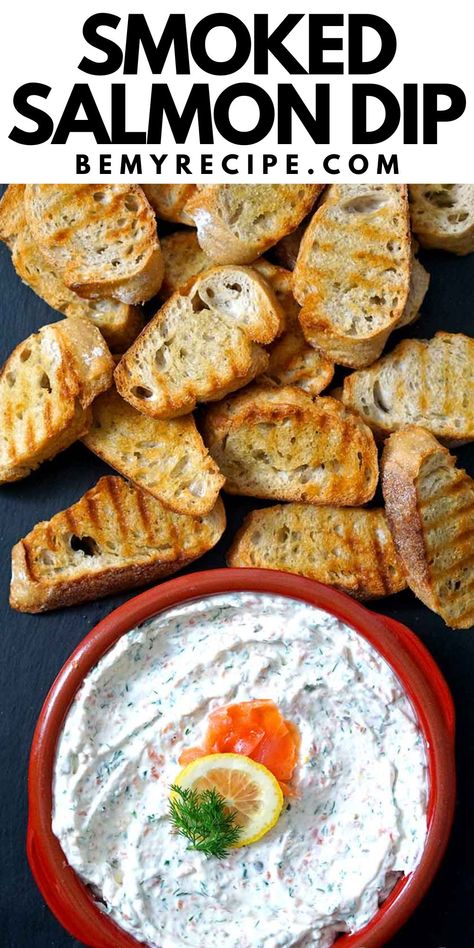 Smoked Salmon Dip with Dill, Chives, and Capers Smoked Salmon Snack Ideas, Cold Smoked Salmon Recipes, Smoked Trout Dip, Sundried Tomato Recipes, Salmon Snack, Salmon Dip Recipes, Smoked Salmon Appetizer, Salmon Dip, Smoked Salmon Dip