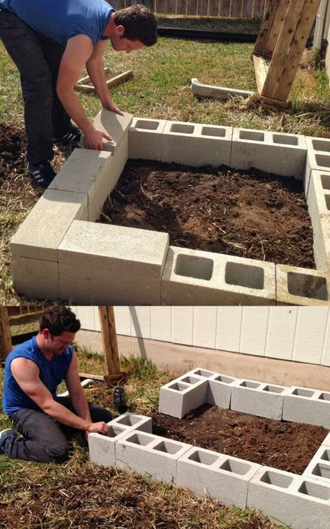 28 Best DIY raised bed gardens: easy tutorials, ideas & designs to build raised beds or vegetable & flower garden box planters with inexpensive materials! - A Piece of Rainbow #backyard #gardens #gardening backyard, landscaping, gardening tips, #urbangardening #gardendesign #gardenideas #containergardening #DIY #homestead homesteading #gardeningtips #woodworkingprojects #woodworkingplans Garden Ideas Easy, Raised Bed Garden Ideas, Bed Garden Ideas, Above Ground Garden, Raised Garden Beds Diy Vegetables, Box Planters, Cinder Block Garden, Garden Boxes Diy, Raised Bed Garden