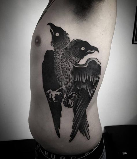 Dark Tattoo Ideas, Gotik Tattoo, Feminine Skull Tattoos, Occult Tattoo, Feminine Tattoo Sleeves, Crow Tattoo, Raven Tattoo, Fire Tattoo, Dark Tattoo