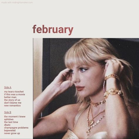 Taylor Swift Playlist, February Baby, Bye Bye Baby, Concept Album, Taylor Swift Music, Taylor Swift Posters, New Romantics, Taylor Swift Album, Taylor Swift Wallpaper