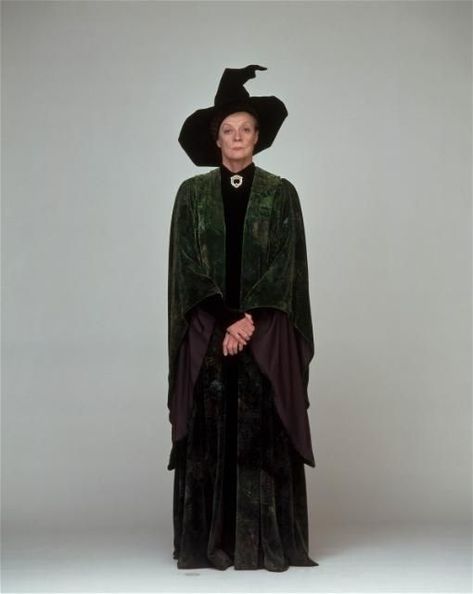 More green over burgundy or purple Minerva Mcgonagall Costume, Professor Mcgonagall Costume, Mcgonagall Costume, Professor Mcgonagall, Harry Potter Professors, Harry Potter Day, Minerva Mcgonagall, Tea Gown, Harry Potter Cosplay