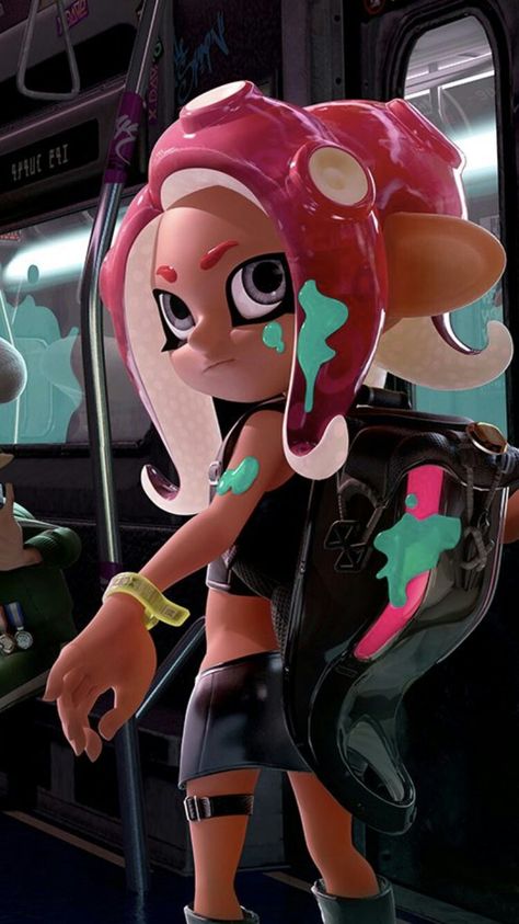 Agent 8 Octo Expansion, Splatoon Agents, Splatoon Octoling, Octo Expansion, Squid Girl, Agent 8, Nintendo Splatoon, Splatoon 2 Art, Splatoon Comics