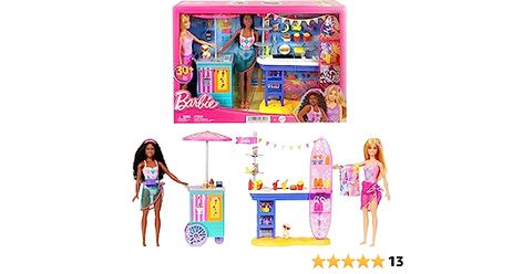 Barbie Malibu, Barbie Beach, Snack Stand, Barbie Playsets, Nerf Toys, Barbie Doll Accessories, Cold Treats, Beach Boardwalk, Malibu Barbie