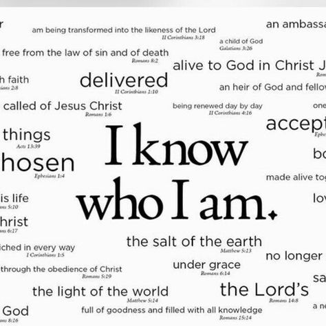 Who I Am Quotes, Am Quotes, I Am Quotes, Boys Playroom, God Says, Chalkboard Wall, Speak Life, Illustrated Faith, Bible Encouragement