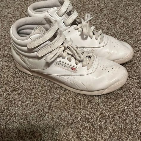 Vintage 80’s Reebok Freestyle High Tops Size 11 Women’s Reebok Freestyle, Reebok Shoes, A Couple, High Tops