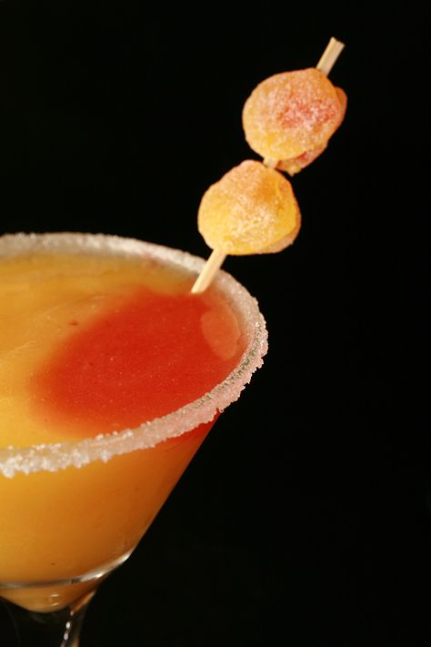 Fuzzy Peach Cocktail, Fresh Peach Daiquiri Recipe, Peach Daiquiri Recipe, Fuzzy Peaches, Peach Candy, Wine Slush, Fuzzy Peach, Peach Daiquiri, Frozen Cocktail