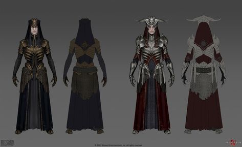 ArtStation - Diablo4 Necromancer Armor Concepts Necromancer Armor, Diablo 4 Necromancer, The Necromancer, Concept Artist, A Concept, Armor Concept, Special Thanks, Character Concept, Dark Fantasy