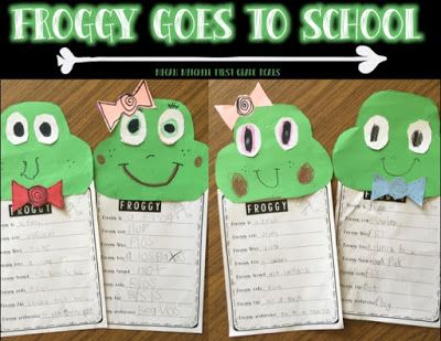 Back to School ~ First Week of 1st Grade Froggy Goes To School, Social Studies Bulletin Boards, First Grade Themes, 2nd Grade Books, Megan Mitchell, Back To School Tips, First Grade Lessons, 1st Grade Activities, Primary Teacher