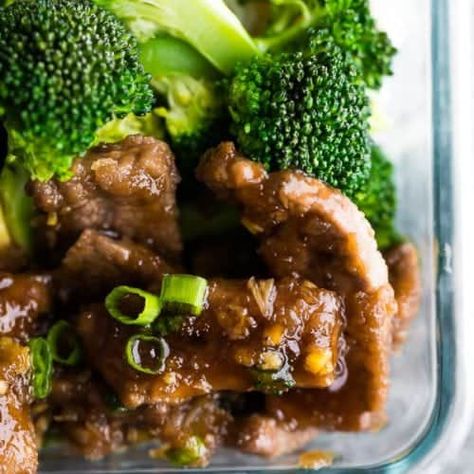 close up shot of mongolian beef and broccoli Beef Meal Prep, Sweet Peas And Saffron, Lunch Bowl Recipe, Mongolian Beef Recipes, Freezer Friendly Meals, Beef And Broccoli, Rice Bowls Recipes, Mongolian Beef, Lunch Bowl