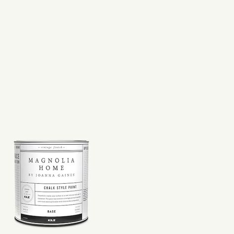 Magnolia Home by Joanna Gaines True White Water-based Tintable Chalky Paint (1-quart) in the Craft Paint department at Lowes.com Chalky Paint, Craft Paint, Magnolia Homes, Joanna Gaines, Something Old, The Craft, Painting Crafts, Magnolia, Paint Colors