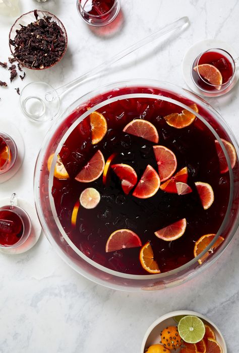 Recipe: Jamaican Sorrel Punch — The Global Punch Bowl Jamaican Sorrel, Cranberry Fizz, Non Alcoholic Sangria, Best Non Alcoholic Drinks, Cranberry Drinks, Easy Mocktail Recipes, Jamaican Dishes, Holiday Punch, Thanksgiving Drinks