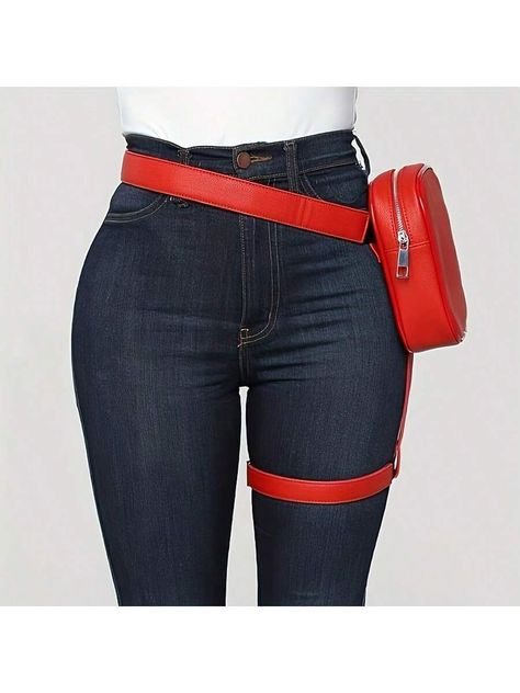 1pc Fashion Motorcycle Waist Leg Bag, PU Versatile Cycling Fanny Pack Halloween Christmas Gifts For Men Fall Scream Men Bag Belt Bag Travel Bag Sling Bag For Men Winter Bum BagI discovered amazing products on SHEIN.com, come check them out! Leather Hip Pouch, Waist Bag Fashion, Belly Bag, Hip Pouch, Sling Bag For Men, Leg Bag, Pu Leather Bag, Leg Belt, Belt Leather