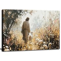 Paintings Christian, Jesus Lamb, Paintings Canvas, Modern Pictures, Christian Wall Decor, Wall Decor Modern, Home Decor Paintings, Religious Art, Modern Wall Decor