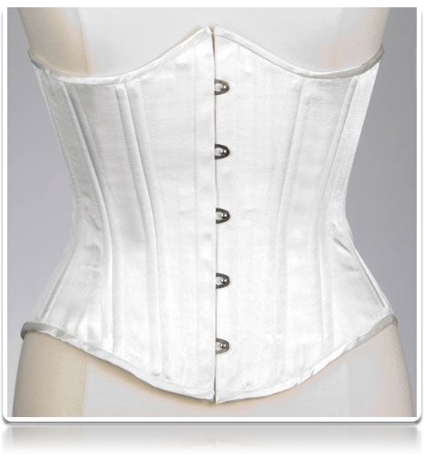 White Corset Aesthetic, White Underbust Corset, Mascarade Ball, Corset Aesthetic, Pattern Making Tutorial, Goal Body, Silk Corset, Waist Belts, White Corset