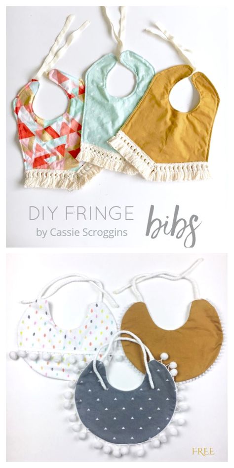 7 DIY Baby Girl Drool Ribs Free Sewing Patterns | Fabric Art DIY Diy Bibs Baby Free Pattern, Bib Sewing Pattern Free, Bib Patterns Free Baby, Infant Sewing Projects, Diy Bibs Baby, Diy Drool Bibs, Drool Bib Pattern Free, Free Bib Pattern, Diy Gifts For Baby Girl