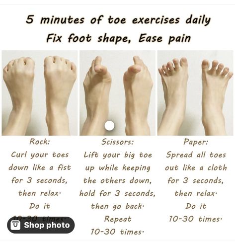 How To Make Feet Smaller, Ankle Rehab Exercises, Flat Feet Exercises, Somatic Yoga, Toe Exercises, Work Exercises, Weekly Habits, Summer Body Workout Plan, Morton's Neuroma