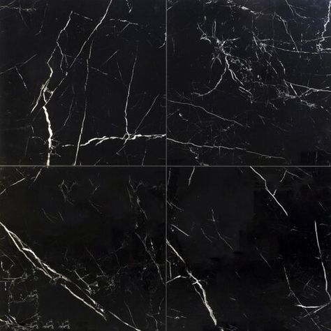 Porcelain Tile Collection — DOMVS SURFACES Black Marble Floor, Black Marble Tile, Dark Modern, Polished Porcelain Tiles, Granite Flooring, Ivy Hill Tile, Modern Tiles, Marble Look Tile, Black Tiles