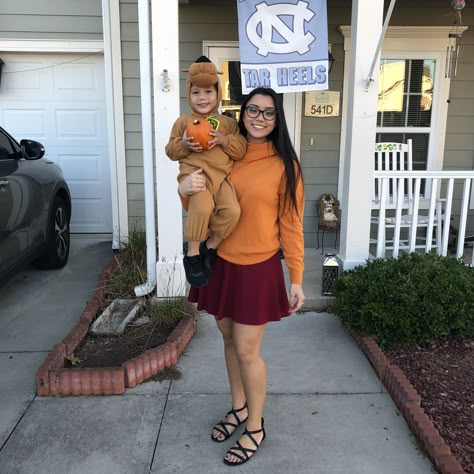 Scooby Doo and Velma, Mother and son Halloween costume, couples costume, Scooby doo, mystery machine, toddler costume, Halloween costume, boy costume, Mom And Son Halloween Costumes, Mom And Son Halloween, Mother Son Halloween Costumes, Mommy Baby Halloween Costumes, Mom And Baby Halloween Costumes, Halloween Kostüm Baby, Halloween Costume Boy, Scooby Doo Mystery Machine, Family Themed Halloween Costumes