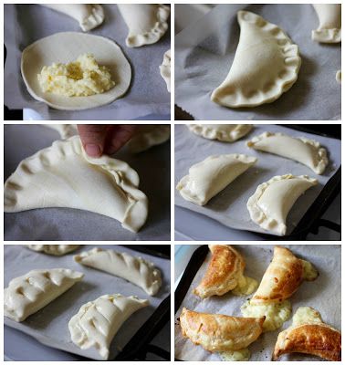 Green Gourmet Giraffe: Cheese, Onion and Potato Pasties (Tiddly Oggies) and Father's Day Quicklinks Scotch Pies, Potato Pasties, Cheese And Potato Pie, Haggis Neeps And Tatties, Cheese And Onion Pasty, Vegetable Pasties, Hand Pies Savory, Savory Baking, Pasties Recipes