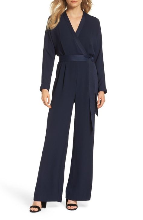 Jumpsuits For Wedding Guests | Dress for the Wedding Blue Jumpsuits Outfit, Jumpsuit Outfit Wedding, Jumpsuits Outfit, Bride Jumpsuit, Dress For The Wedding, Shopping List Clothes, Jumpsuit For Wedding Guest, Classy Jumpsuit, Navy Jumpsuit