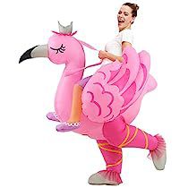 Unicorn Costume Adult, Flamingo Inflatable, Funny Fancy Dress, Halloween Costume Women, Halloween Blow Ups, Flamingo Costume, Chicken Costumes, Up Costume, Inflatable Costumes