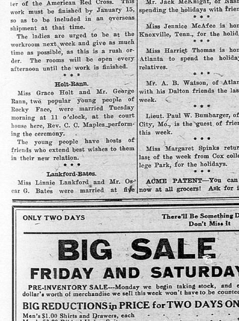 Dalton Georgia, Historical Newspaper, Library Services, American Red Cross, December 26, North Georgia, Digital Library, Red Cross, Georgia