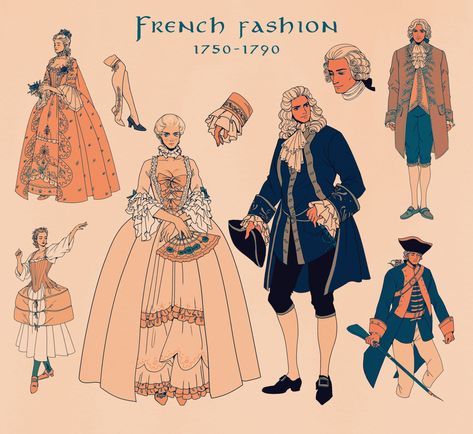 Rococo Fashion, 18th Century Fashion, Arte Sketchbook, Historical Art, Fashion Design Drawings, Historical Costume, Historical Dresses, 영감을 주는 캐릭터, Fantasy Clothing