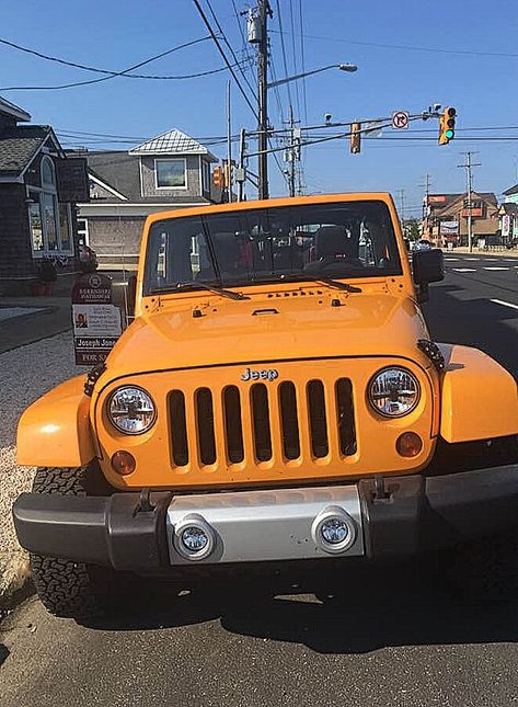 Orange Jeep Wrangler, Orange Jeep, Car Vibes, Car Jeep, Life Vision, Dream Cars Jeep, Life Vision Board, Jeep Patriot, Beach Lifestyle