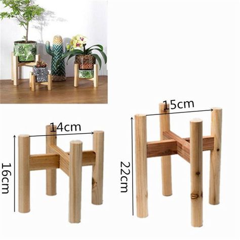 I teach wood working. I've been a professional woodworker and cabinet maker for more than 30 years. I'll explain step-by-step how to build a professional pie... #beginerwoodworking #woodworkingprojects #woodworkingideas #diyhomedecor #diycraft #woodworkingplans #woodworkingtips Wooden Plant Pots, Wooden Plant Stand, Projek Menjahit, Stand Flower, Support Pour Plante, نباتات منزلية, Indoor Flower Pots, Modern Plant Stand, Wooden Planter