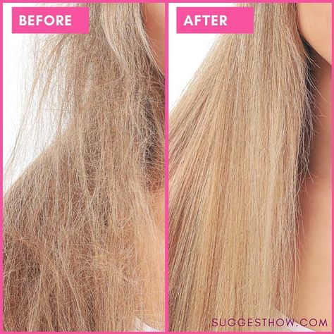 Hair Mask For Bleached Damaged Hair, Haircut Damaged Hair, Repair Bleach Damaged Hair, Fried Hair From Bleaching, Fried Hair Repair Diy, Fried Hair Repair, Bleach Damaged Hair Repair, Damaged Blonde Hair, Toning Bleached Hair