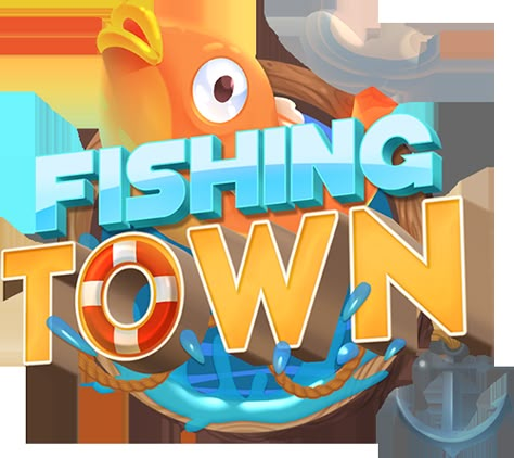 Fishing Town Game on Behance Ocean Games, Town Games, Video Game Logos, Fishing Town, Game Font, Logo Game, Match 3 Games, Text Logo Design, Game Logo Design