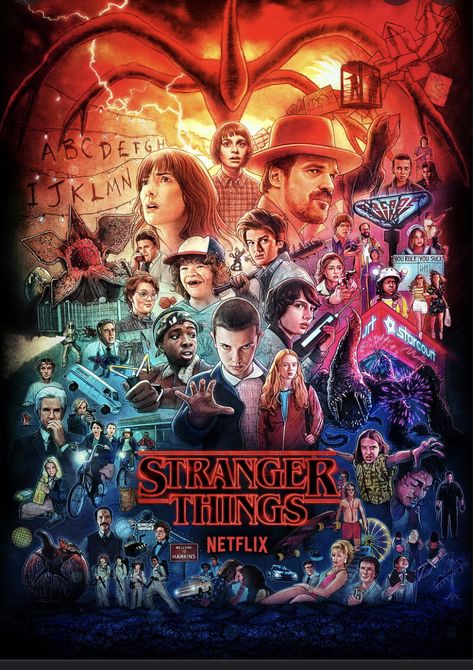 Funny Imagines, Stranger Things 5, Christian Song Quotes, Sublimation Ideas Projects Inspiration, Stranger Things Poster, Stranger Things Art, Poster Series, Thriller Movies, Stranger Things Wallpaper