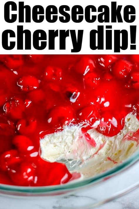 Cherry Dip Recipe, Cheesecake Dips, Cherry Dip, Cherry Cheesecake Dip, Dessert Dip, Fruit Trays, Holiday Sweets, Cheesecake Dip, Thanksgiving 2020