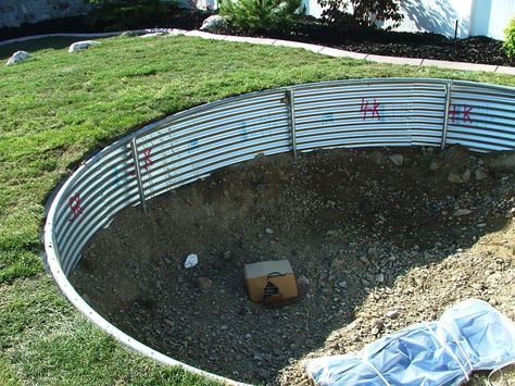 In the ground metal ring for a trampoline in South Jordan, Utah Sunken Trampoline, In Ground Trampoline, Backyard Trampoline, Best Trampoline, Backyard Flowers, Backyard Farming, Trampolines, Pergola Designs, Small Backyard Landscaping