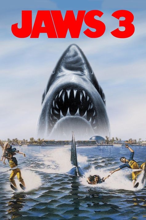 JAWS 3 Jaws 3, Film Thriller, Jaws Movie, 3d Movie, Adventure Movie, Thriller Movie, Thriller Film, Thriller Movies, White Sharks