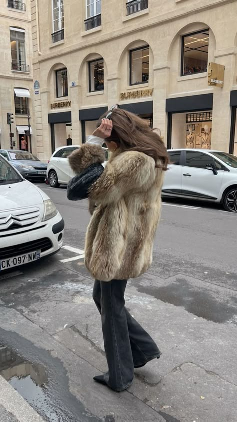 Fur Coat Outfit, Winter Inspo, Paris Mode, Coat Outfit, Stockholm Fashion, Fall Fits, Winter Fits, High Society, Winter Aesthetic