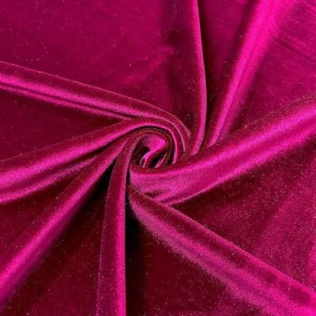 My tips for choosing velvet upholstery Magenta Velvet, Fabric Wholesale, White Spandex, Costumes Dance, Orange Velvet, Magenta Pink, Triangle Bralette, Stretch Velvet, Purple Velvet