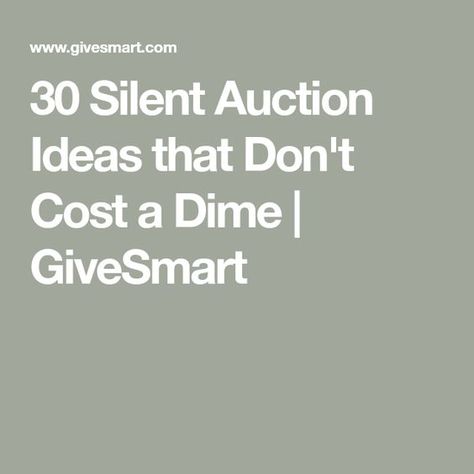 30 Silent Auction Ideas that Don't Cost a Dime | GiveSmart Silent Auction Signs, Silent Auction Experience Ideas, Class Auction Items For Fundraiser, Teacher Experience Auction Ideas, Silent Auction Items That Sell, Live Auction Items For Fundraiser, Auction Items For Fundraiser, Golf Tournament Ideas Fundraising, Silent Auction Ideas