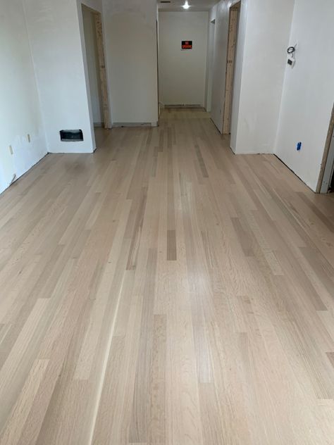 Raw Oak Floors, White Oak Bona Stain, Bona Traffic Hd Satin, Bona Natural Seal White Oak, Bona Natural Seal Red Oak, Bona Natural Seal, Natural White Oak Floors, Raw Wood Look, Hardwood Floor Stain Colors