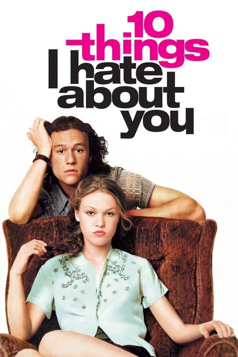 Best Teen Movies, 10 Things I Hate About You, Julia Stiles, Comedy Movie, Teen Movies, Older Sister, Heath Ledger, Popular Movies, Love Movie