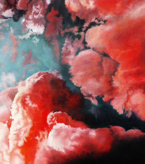 Finally available as a print in my #etsy shop: "Red scarlet clouds" ❤️🌩️ #canvasprint #red_sky #cloudspainting #sky https://etsy.me/3jlhpmC Red Clouds Painting, Cloud Palette, Plexiglass Art, Red Clouds, Cloud Illustration, Red Cloud, Roof Structure, Shadow Play, White Dragon