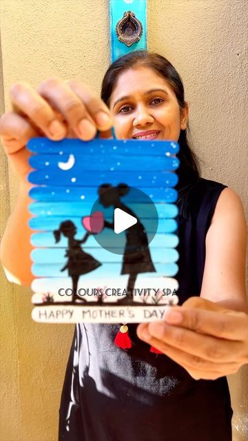 Handy Crafts Ideas Creative, Easy Mothers Day Crafts For Kids, Parents Day Craft, Mothers Day Crafts For Kids Preschool, Father's Day Diy Gifts, Diy Father's Day Gifts Easy, Father Days Craft Ideas, Popsicles Craft, Fathers Day Crafts For Kids