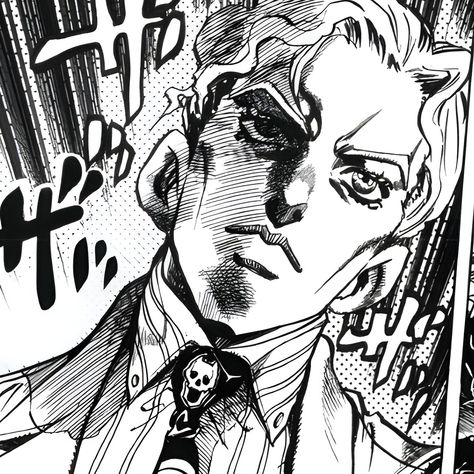 Kira Yoshikage, Yoshikage Kira, Black And White, Wall, White, Black