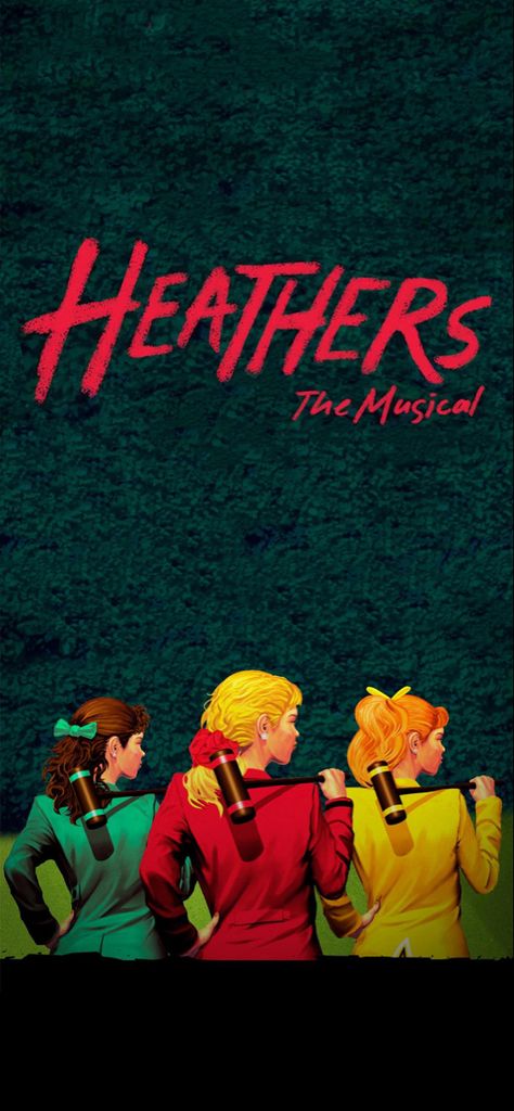 Heathers The Musical Poster, Heathers Wallpaper Aesthetic, Heathers Poster Musical, Heathers The Musical Wallpaper Iphone, Heathers Musical Wallpaper, Heathers Wallpaper Iphone, Heathers Background, Heathers The Musical Wallpaper, The Heathers Musical