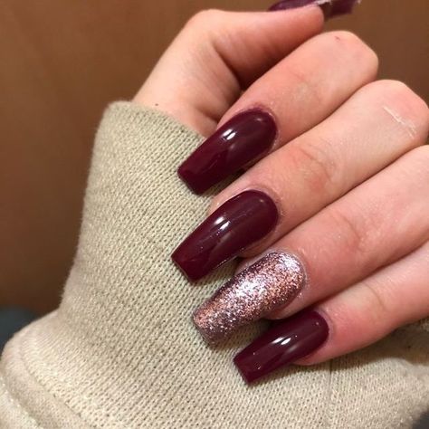 Red Matte Nails, Nails Burgundy, Burgundy Nail Designs, Wine Nails, Gel Manicures, Red Acrylic Nails, Burgundy Nails, Super Nails, Ideas Nails