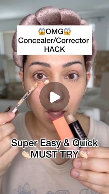 How To Use Concealer Under Eyes, Makeup Concealer Tutorial, How To Use Concealer For Beginners, Concealer Tips How To Apply, Concealer Hacks, Peach Corrector, Peach Concealer, Concealer Tips, Concealer Tricks